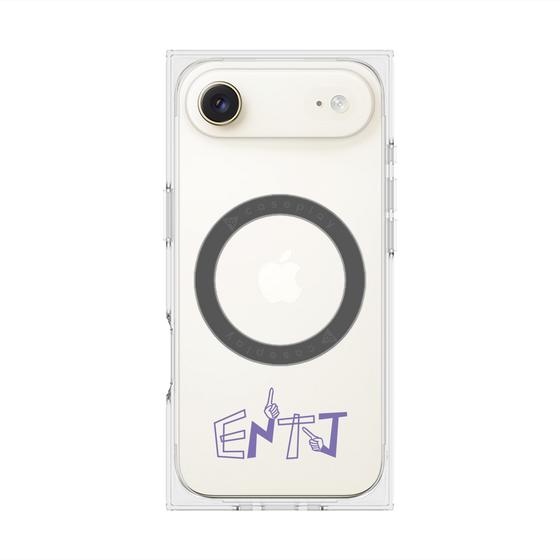 プレミアムスクエアケース with MagSafe［ オリジナル - ENTJ 指揮官 - アルファベット ］