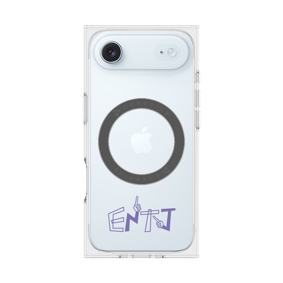 プレミアムスクエアケース with MagSafe［ オリジナル - ENTJ 指揮官 - アルファベット ］