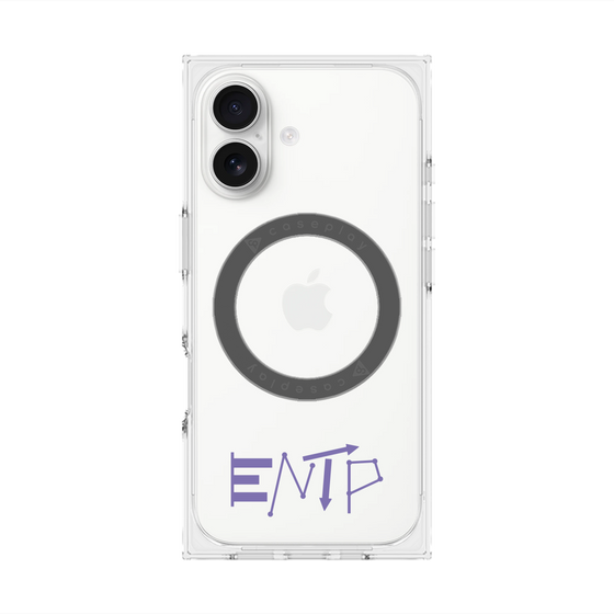 プレミアムスクエアケース with MagSafe［ オリジナル - ENTP 討論者 - アルファベット ］
