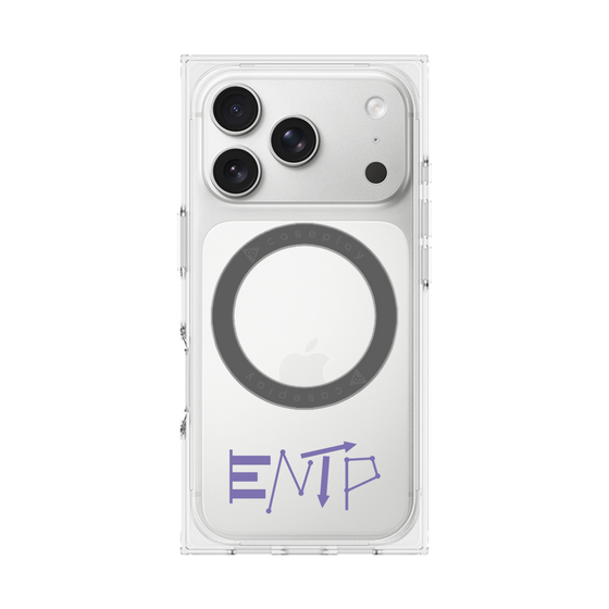 プレミアムスクエアケース with MagSafe［ オリジナル - ENTP 討論者 - アルファベット ］