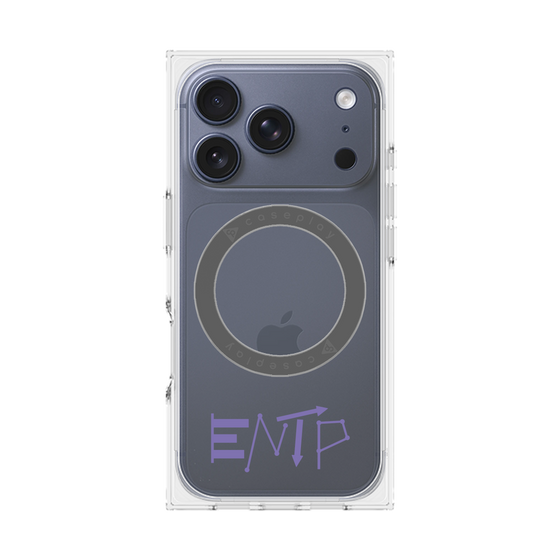 プレミアムスクエアケース with MagSafe［ オリジナル - ENTP 討論者 - アルファベット ］