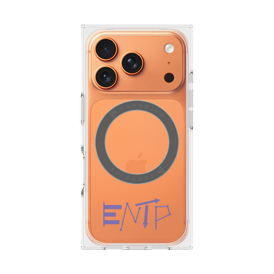 プレミアムスクエアケース with MagSafe［ オリジナル - ENTP 討論者 - アルファベット ］