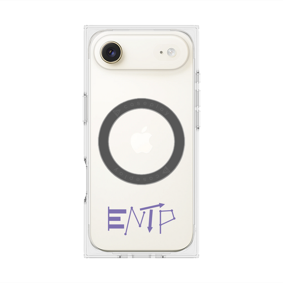 プレミアムスクエアケース with MagSafe［ オリジナル - ENTP 討論者 - アルファベット ］