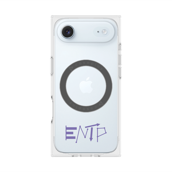 プレミアムスクエアケース with MagSafe［ オリジナル - ENTP 討論者 - アルファベット ］