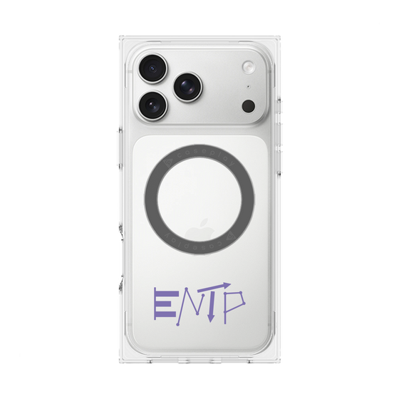 プレミアムスクエアケース with MagSafe［ オリジナル - ENTP 討論者 - アルファベット ］