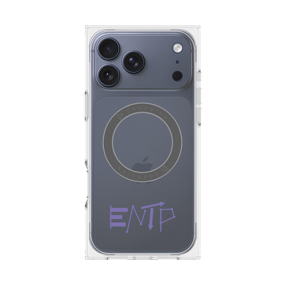 プレミアムスクエアケース with MagSafe［ オリジナル - ENTP 討論者 - アルファベット ］