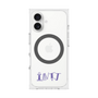 プレミアムスクエアケース with MagSafe［ オリジナル - INTJ 建築家 - アルファベット ］