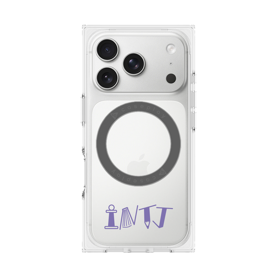 プレミアムスクエアケース with MagSafe［ オリジナル - INTJ 建築家 - アルファベット ］