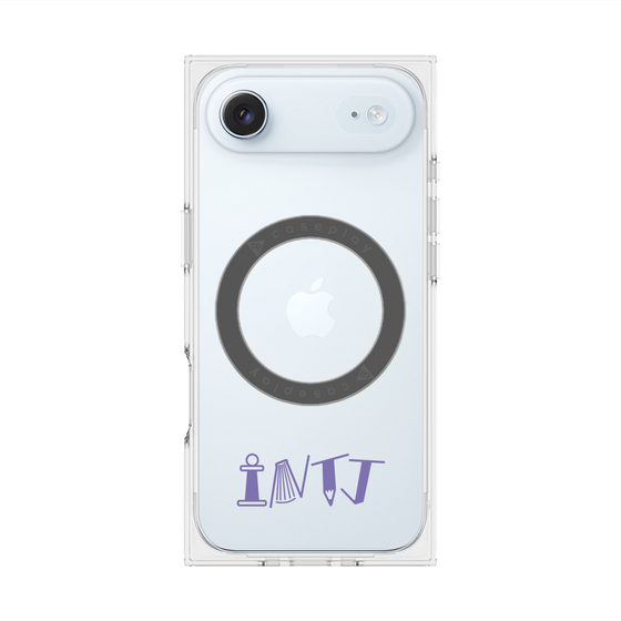 プレミアムスクエアケース with MagSafe［ オリジナル - INTJ 建築家 - アルファベット ］