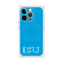 プレミアムスクエアケース with MagSafe［ オリジナル - ESTJ 幹部 - アルファベット - ブルー ］