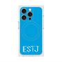 プレミアムスクエアケース with MagSafe［ オリジナル - ESTJ 幹部 - アルファベット - ブルー ］