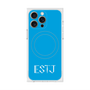 プレミアムスクエアケース with MagSafe［ オリジナル - ESTJ 幹部 - アルファベット - ブルー ］