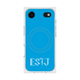 プレミアムスクエアケース with MagSafe［ オリジナル - ESTJ 幹部 - アルファベット - ブルー ］