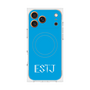 プレミアムスクエアケース with MagSafe［ オリジナル - ESTJ 幹部 - アルファベット - ブルー ］