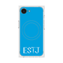 プレミアムスクエアケース with MagSafe［ オリジナル - ESTJ 幹部 - アルファベット - ブルー ］