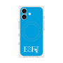 プレミアムスクエアケース with MagSafe［ オリジナル - ESFJ 領事 - アルファベット - ブルー ］