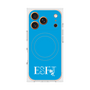 プレミアムスクエアケース with MagSafe［ オリジナル - ESFJ 領事 - アルファベット - ブルー ］