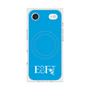 プレミアムスクエアケース with MagSafe［ オリジナル - ESFJ 領事 - アルファベット - ブルー ］