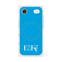 プレミアムスクエアケース with MagSafe［ オリジナル - ESFJ 領事 - アルファベット - ブルー ］