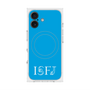 プレミアムスクエアケース with MagSafe［ オリジナル - ISFJ 擁護者 - アルファベット - ブルー ］