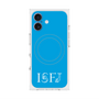 プレミアムスクエアケース with MagSafe［ オリジナル - ISFJ 擁護者 - アルファベット - ブルー ］