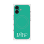 プレミアムスクエアケース with MagSafe［ オリジナル - INFP 仲介者 - アルファベット - グリーン ］