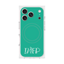 プレミアムスクエアケース with MagSafe［ オリジナル - INFP 仲介者 - アルファベット - グリーン ］