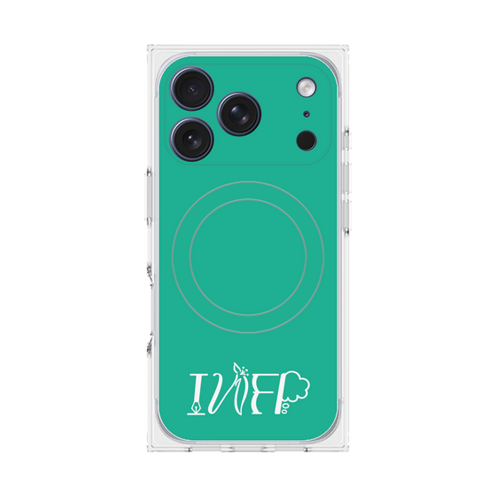 プレミアムスクエアケース with MagSafe［ オリジナル - INFP 仲介者 - アルファベット - グリーン ］