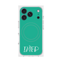 プレミアムスクエアケース with MagSafe［ オリジナル - INFP 仲介者 - アルファベット - グリーン ］