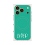 プレミアムスクエアケース with MagSafe［ オリジナル - INFP 仲介者 - アルファベット - グリーン ］