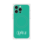 プレミアムスクエアケース with MagSafe［ オリジナル - INFJ 提唱者 - アルファベット - グリーン ］