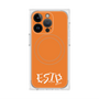 プレミアムスクエアケース with MagSafe［ オリジナル - ESTP 起業家 - アルファベット - オレンジ ］