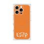 プレミアムスクエアケース with MagSafe［ オリジナル - ESTP 起業家 - アルファベット - オレンジ ］