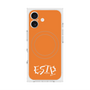 プレミアムスクエアケース with MagSafe［ オリジナル - ESTP 起業家 - アルファベット - オレンジ ］