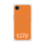 プレミアムスクエアケース with MagSafe［ オリジナル - ESTP 起業家 - アルファベット - オレンジ ］