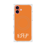 プレミアムスクエアケース with MagSafe［ オリジナル - ESFP エンターテイナー - アルファベット - オレンジ ］