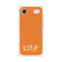 プレミアムスクエアケース with MagSafe［ オリジナル - ESFP エンターテイナー - アルファベット - オレンジ ］