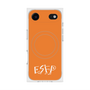 プレミアムスクエアケース with MagSafe［ オリジナル - ESFP エンターテイナー - アルファベット - オレンジ ］