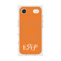 プレミアムスクエアケース with MagSafe［ オリジナル - ESFP エンターテイナー - アルファベット - オレンジ ］