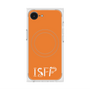 プレミアムスクエアケース with MagSafe［ オリジナル - ISFP 冒険家 - アルファベット - オレンジ ］