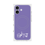 プレミアムスクエアケース with MagSafe［ オリジナル - ENTJ 指揮官 - アルファベット - パープル ］