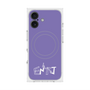 プレミアムスクエアケース with MagSafe［ オリジナル - ENTJ 指揮官 - アルファベット - パープル ］