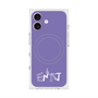 プレミアムスクエアケース with MagSafe［ オリジナル - ENTJ 指揮官 - アルファベット - パープル ］