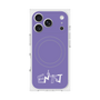 プレミアムスクエアケース with MagSafe［ オリジナル - ENTJ 指揮官 - アルファベット - パープル ］