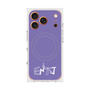 プレミアムスクエアケース with MagSafe［ オリジナル - ENTJ 指揮官 - アルファベット - パープル ］