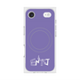 プレミアムスクエアケース with MagSafe［ オリジナル - ENTJ 指揮官 - アルファベット - パープル ］