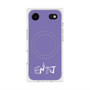 プレミアムスクエアケース with MagSafe［ オリジナル - ENTJ 指揮官 - アルファベット - パープル ］