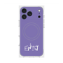 プレミアムスクエアケース with MagSafe［ オリジナル - ENTJ 指揮官 - アルファベット - パープル ］