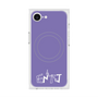 プレミアムスクエアケース with MagSafe［ オリジナル - ENTJ 指揮官 - アルファベット - パープル ］