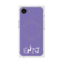 プレミアムスクエアケース with MagSafe［ オリジナル - ENTJ 指揮官 - アルファベット - パープル ］
